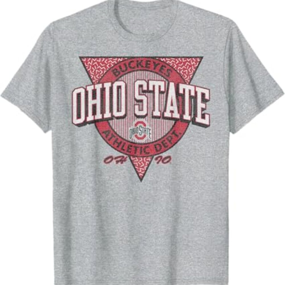 Ohio State Buckeyes Vintage Block Letter T-Shirt - Officially Licensed Retro